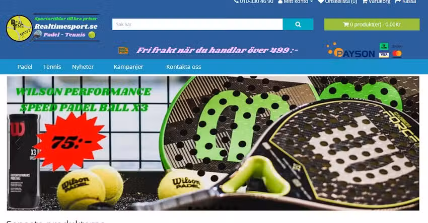 Realtimesport – Allt inom racketsport